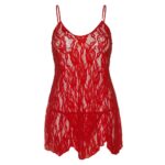 Leg Avenue Red Rose Lace Flair Chemise UK 14-18 - Elegant Lingerie for Every Occasion - Image 2