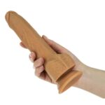 Naked Attraction 9 Inch Thrusting Dildo in Caramel - Ultimate Pleasure Toy - Image 3