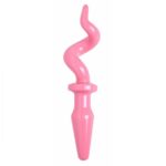 XR Pig Tail Pink Butt Plug - Playful and Fun Anal Toy for Adventurous Pleasure - Image 2