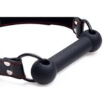 XR Strict Silicone Bit Gag - Comfortable BDSM Gear for Enhanced Play - Image 3