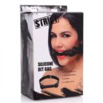XR Strict Silicone Bit Gag - Comfortable BDSM Gear for Enhanced Play - Image 5