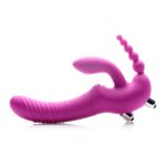 XR Regal Rider Vibrating Silicone Strapless Strap-On for Ultimate Triple G Pleasure - Image 2