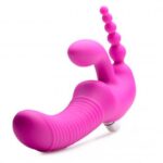 XR Regal Rider Vibrating Silicone Strapless Strap-On for Ultimate Triple G Pleasure - Image 3
