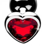 XR Booty Sparks Red Heart Medium Anal Plug - Perfect for Playful Pleasure - Image 4