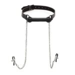 XR Silicone Bit Gag with Nipple Clamps - Ultimate BDSM Pleasure Gear - Image 2
