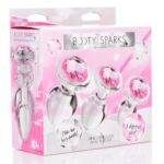 XR Pink Gem Glass Anal Plug Set - Elegant & Sensual Pleasure for All - Image 5