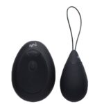 XR 10X Silicone Vibrating Egg in Black - Ultimate Pleasure Toy for Intense Stimulation - Image 2