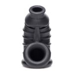 Master Series Dark Chamber Silicone Chastity Cage - Ultimate Pleasure & Control - Image 3