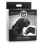 Master Series Dark Chamber Silicone Chastity Cage - Ultimate Pleasure & Control - Image 4