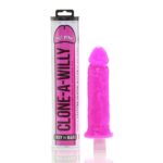 Clone A Willy Hot Pink Vibrator - Customizable Pleasure for Ultimate Satisfaction - Image 2