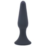 Medium Classic Black Silicone Butt Plug - Perfect for Beginners and Advanced Users
