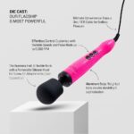 Hot Pink Doxy Die Cast Wand Massager - Powerful & Stylish Personal Massager - Image 4