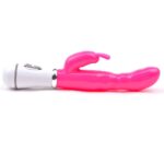Experience Ultimate Pleasure with the Slim G-Spot Twelve Speed Rabbit Vibrator in Neon Pink - Image 3