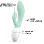 Lelo Ina 3 Dual Action Massager - Seaweed: Ultimate Pleasure & Relaxation - Image 2