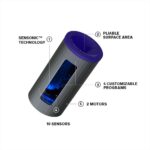 Experience Ultimate Pleasure with Lelo F1S V2X Blue Masturbator - Advanced Stimulation Device - Image 2