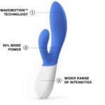Lelo Ina Wave 2 Luxury Rechargeable Vibrator - Blue | Ultimate Pleasure Experience - Image 2