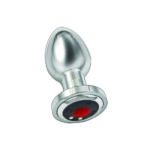 Ass Sation Remote Vibrating Butt Plug - Silver Pleasure Toy for Ultimate Stimulation