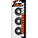Oxballs Ringer Max Cockring 3 Pack – Stretchy & Durable Black Cock Rings for Enhanced Performance