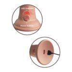 King Cock Elite 6 Inch Dual Density Vibrating Cock - Flesh Pink Pleasure - Image 4