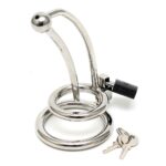 Curved Chastity Penis Lock with Urethral Tube - Ultimate Male Restraint Device - Image 3