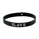 Premium Black Silicone Slave Collar for Ultimate Comfort and Style - Image 2