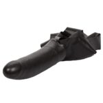 Accommodator Face Strap-On Dildo in Black - Ultimate Pleasure for Couples - Image 4