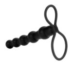 Love Rider Beaded Dual Black Penetrator - Ultimate Pleasure Toy for Couples - Image 3