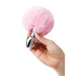 Furry Tales Pink Bunny Tail Butt Plug - Playful & Whimsical Adult Toy - Image 3