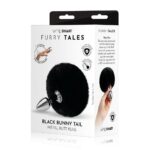 Furry Tales Black Bunny Tail Butt Plug - Playful Pleasure for Adventurous Nights - Image 4