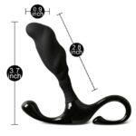 Silicone Prostate Exerciser - Black Ultimate Pleasure Tool for Enhanced Stimulation - Image 5