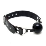 Premium Silicone Ball Gag for Comfortable BDSM Play - Adjustable & Safe - Image 2