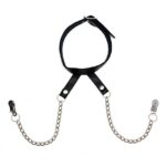 Adjustable Nipple Clamps with Stylish Neck Collar for Enhanced Sensation - Image 2