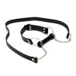 Premium Leather Horse Bit Gag with Reins - Durable Equestrian Gear for Optimal Control - Image 2